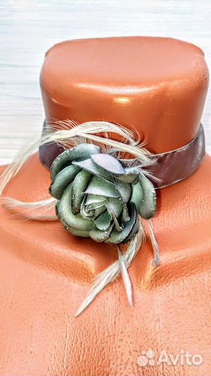 Чокер цветок