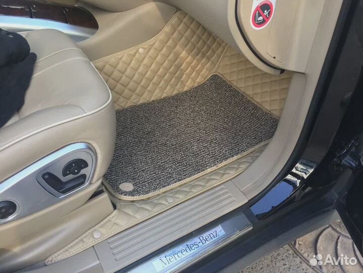 Автомобильные 3D коврики из экокожи 3Д автоковрики