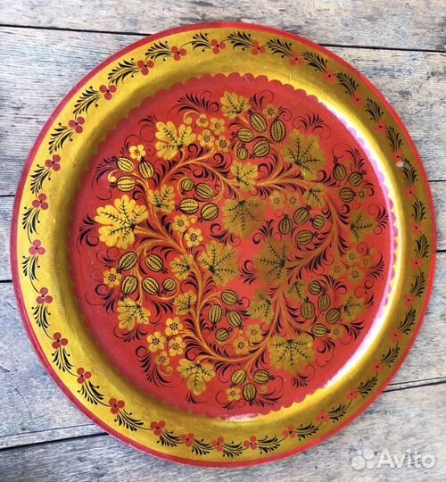 Хохлома- набор деревянной посуды