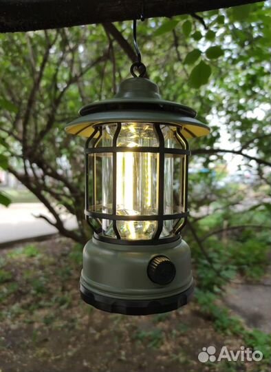 Светильник фонарь садовый регулируемый 3 цвета