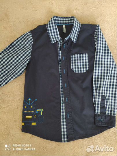 Рубашка для мальчика 122