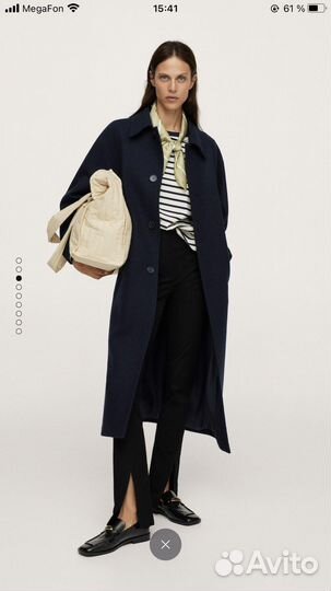 Пальто Mango женское демисезонное