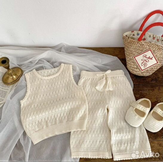 Летний костюм на девочку размер 86-110