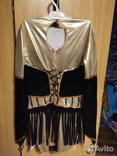 Платье для выступлений фигурное катание 130-135см