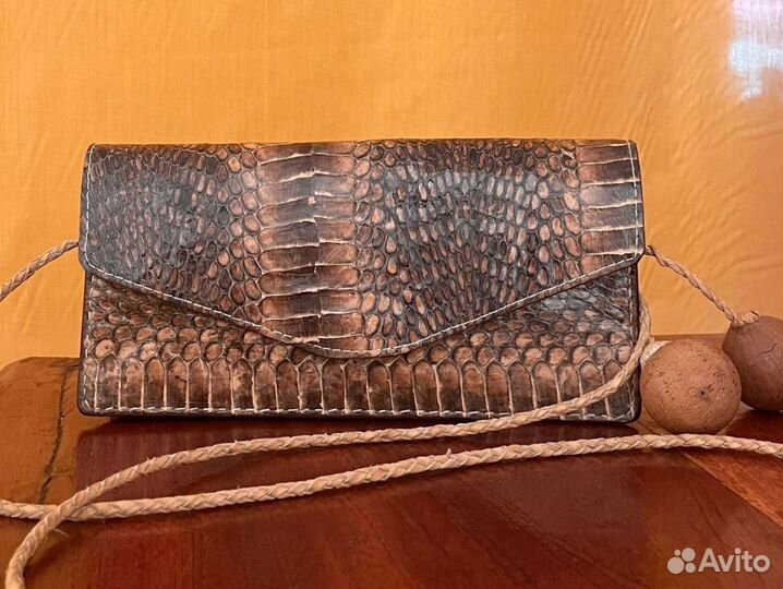 Сумка из змеиной кожи (Африка), 100% кобра