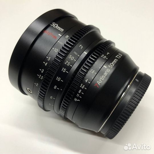 Объектив 7artisans 50mm T2.0 Pan/Leica/Sigma (L)