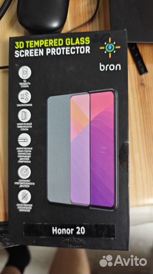 Защитное стекло Honor 20 2 шт