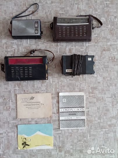 Радиоприемники Альпинист, Электроник, Sokol, Юнга