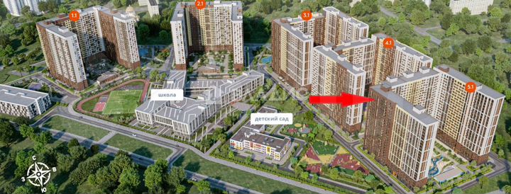 1-к. квартира, 25,1 м², 20/25 эт.