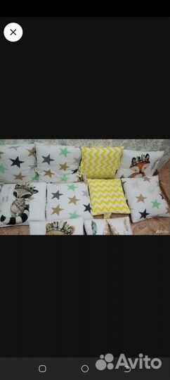 Бортики в детскую кроватку