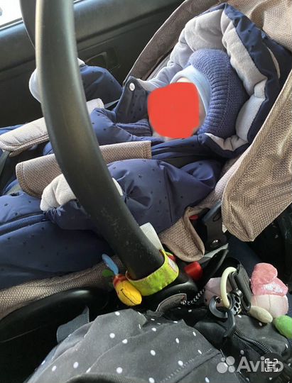 Зимний комбинезон 68 шапка в подарок