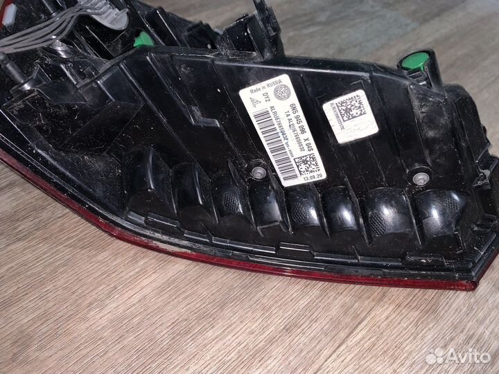 Задние фонари на volkswagen polo