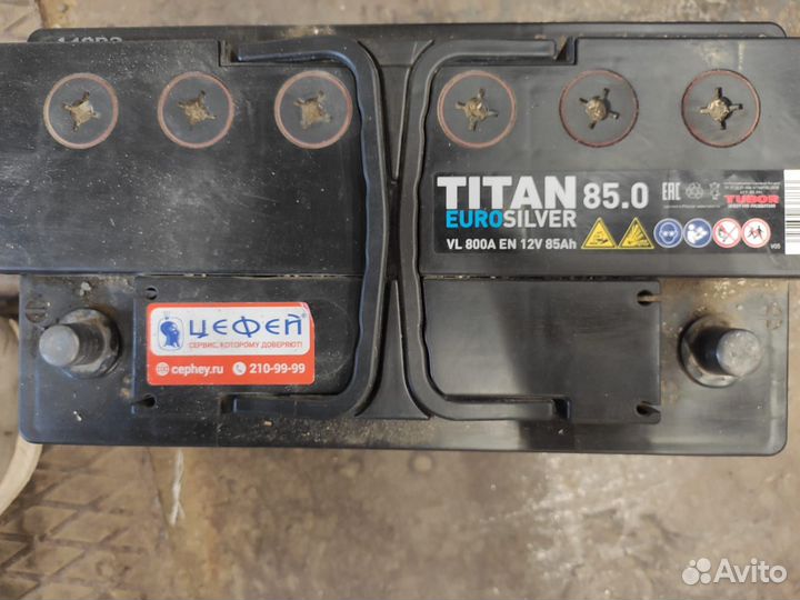 Аккумулятор Titan 85Ah EuroSilver