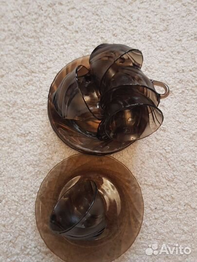 Чашки с блюдцем кофейные пары для эспрессо