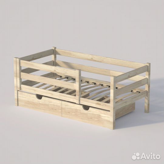 Кровать детская натуральный массив