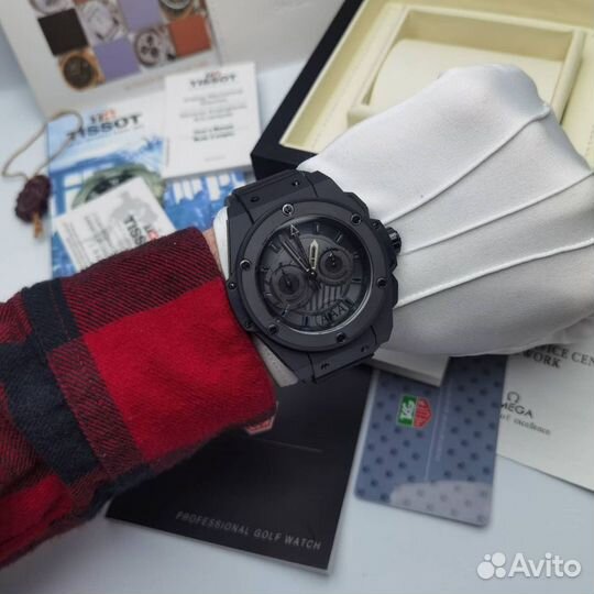 Бомбезные мужские часы Hublot King Power