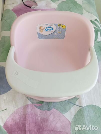 Мягкий стульчик для купания + обычный в подарок