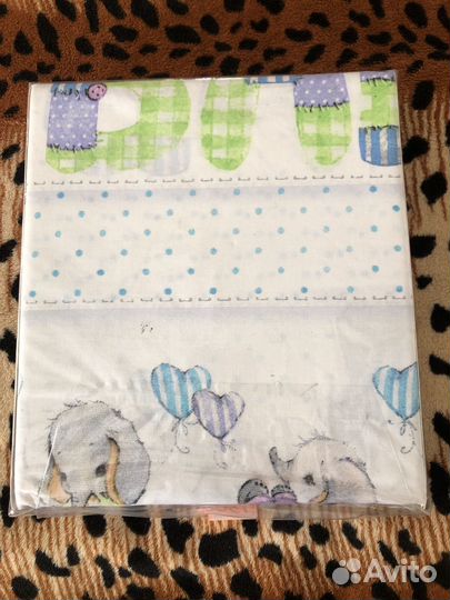 Детское постельное бельё в упаковке. Поплин
