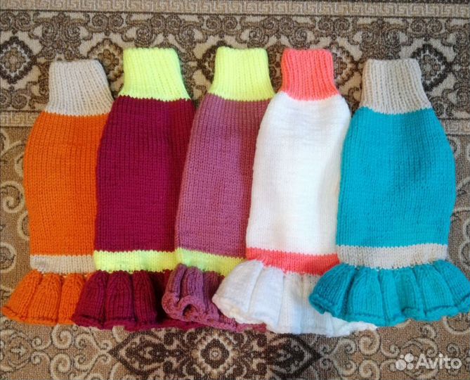 Шапочки, джемпера, платья на маленькую собачку