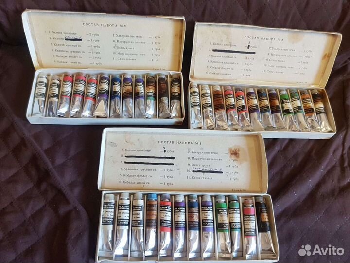 Масляные художественные краски