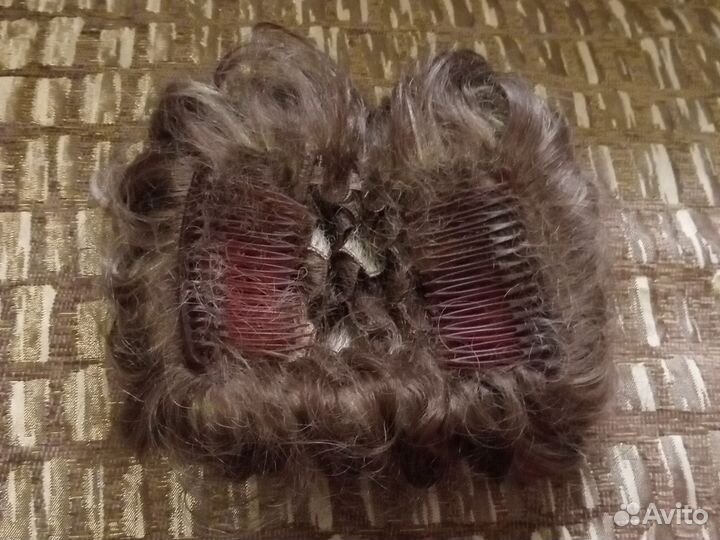 Волосы на заколках.Шиньен