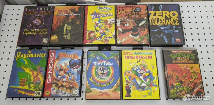 Картриджи для Sega (90е - 2000е годы выпуска)