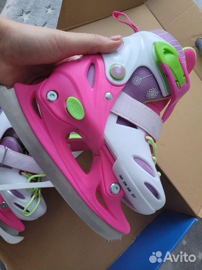 Детские ледовые коньки