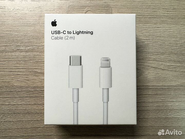 Кабель Apple Lightning — USB Type-С 2м