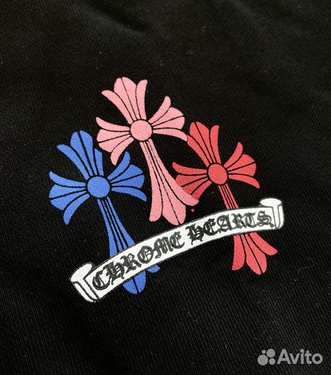 Zip hoodie chrome hearts