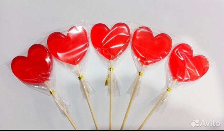 Леденцы ручной работы, с картинкой/логотипом