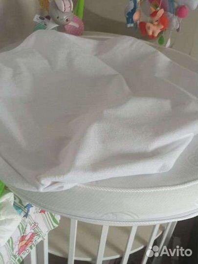 Матрас круглый 75*75 для детской кроватки