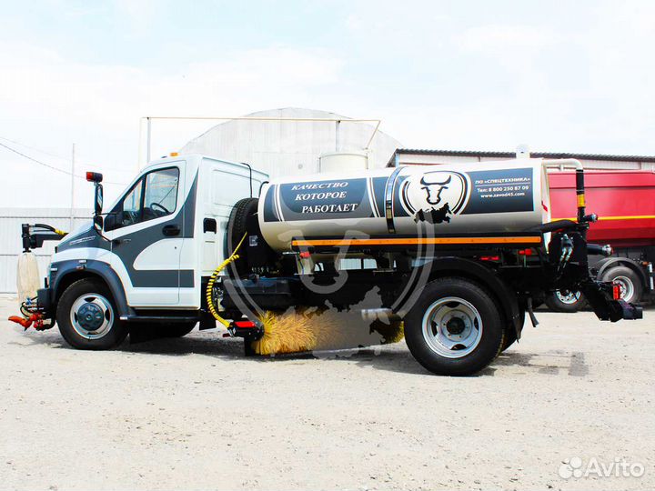 Оборудование поливомоечное для шасси газ next