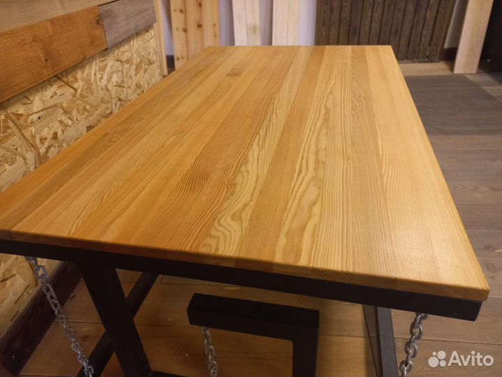 Столешница из лиственницы 18х600х1,5м цельнолам