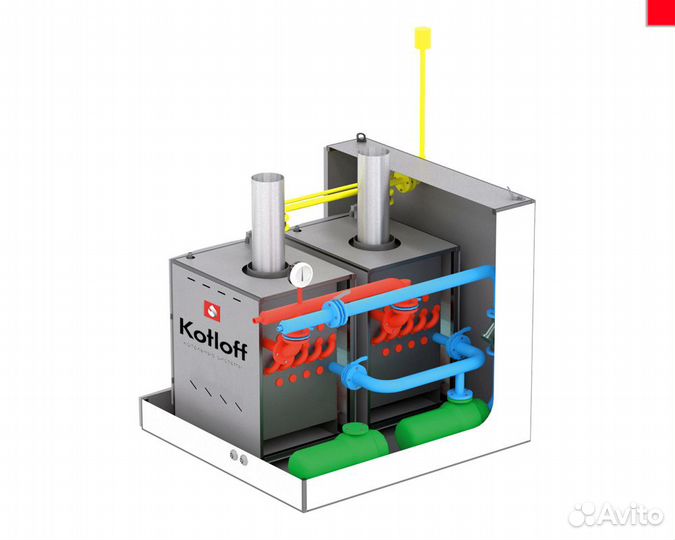 Газовая котельная для промышленных и жилых зданий