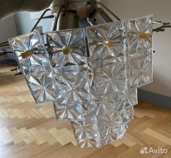 Хрустальная люстра СССР и бра