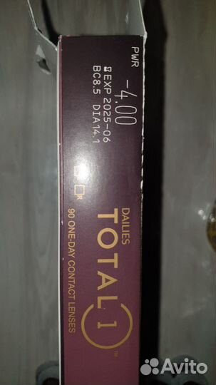 Конт. линзы Dailies Total 1 -4