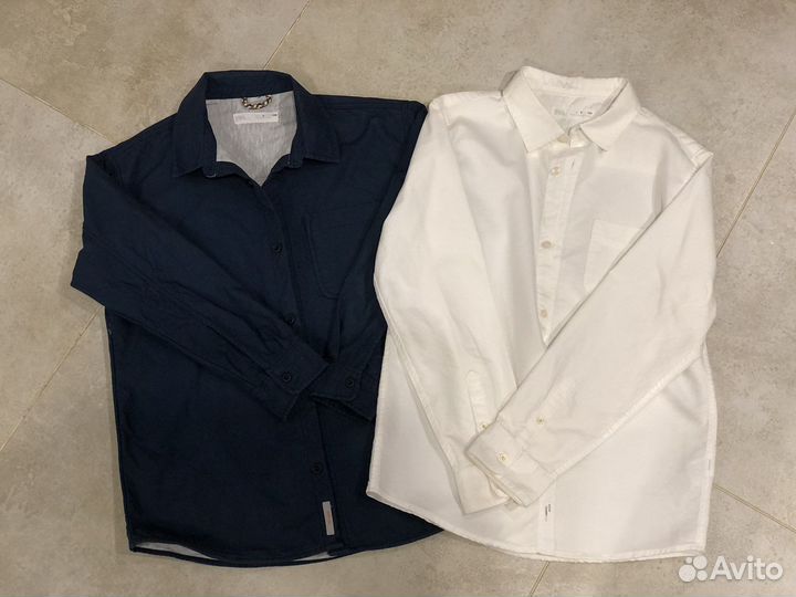 Рубашка zara для мальчика 128 134
