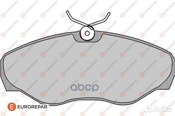 Колодки тормозные дисковые перед 1617258080