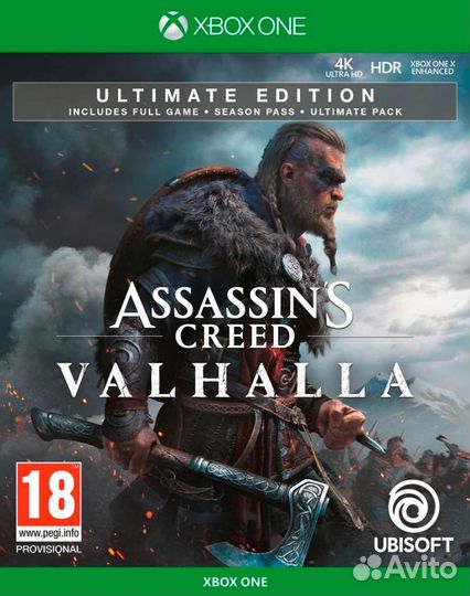 Assasins Creed: Valhalla Xbox One/Series XS ключ
