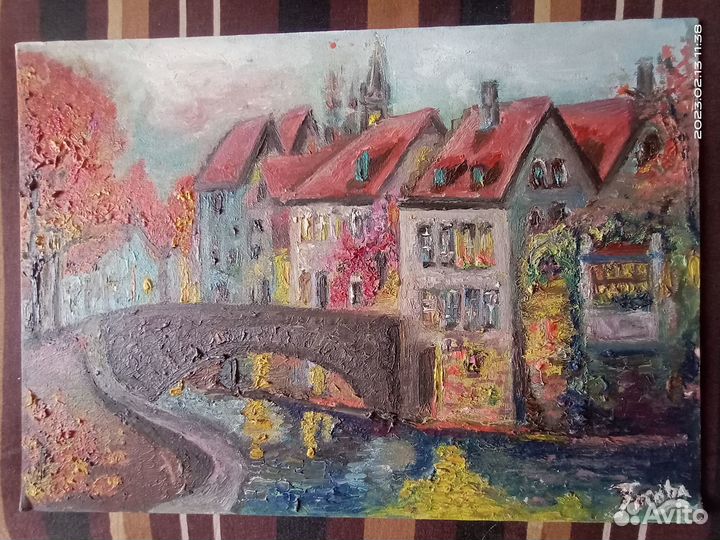 Картина маслом на холсте пейзаж