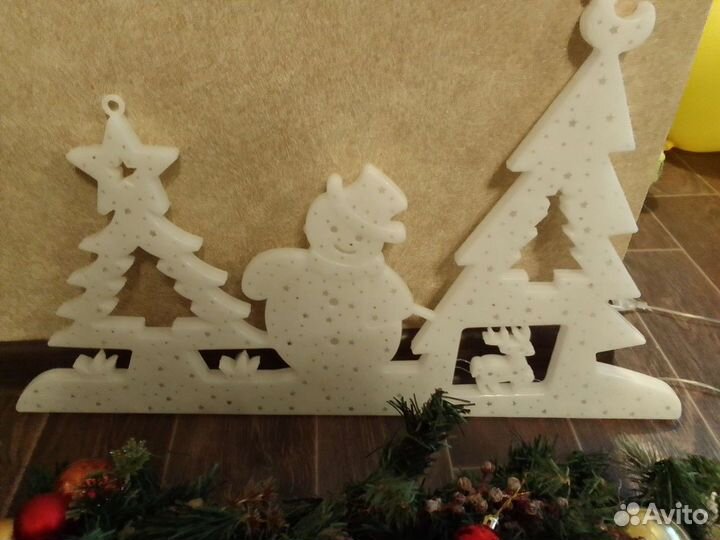 Гирлянда на окно