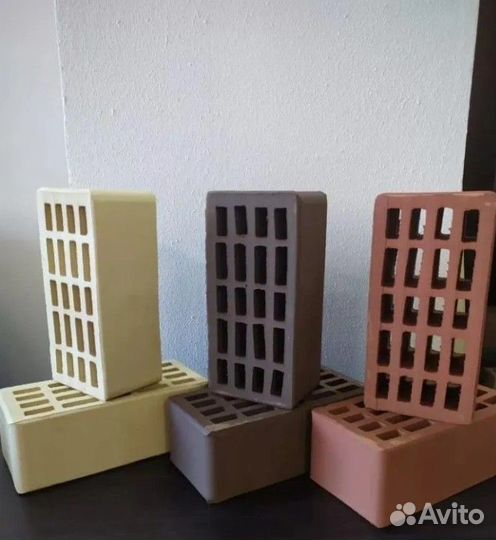 Кирпич облицовочный полуторный