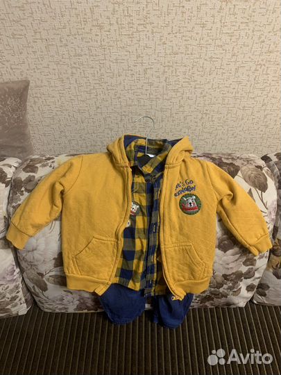 Костюм тройка для мальчика с 1 года до 2-х (89 см)