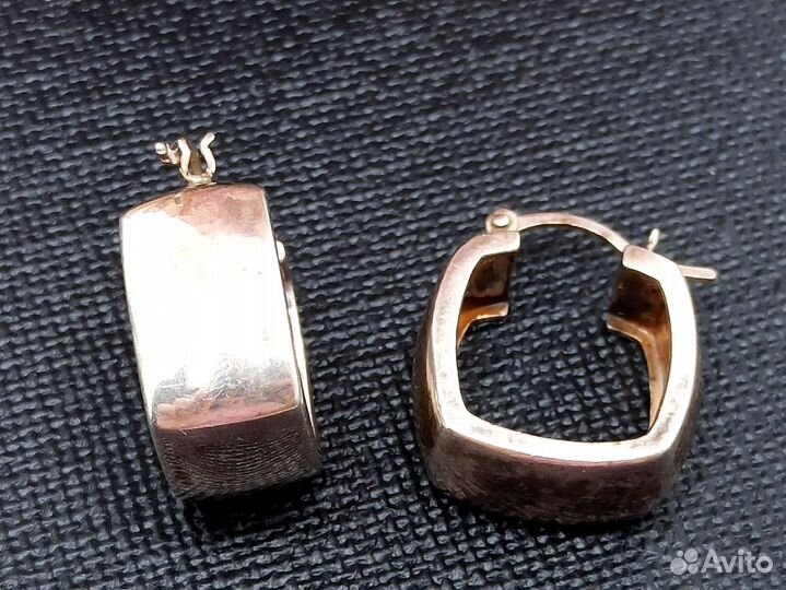 Серебряные серьги - Винтаж