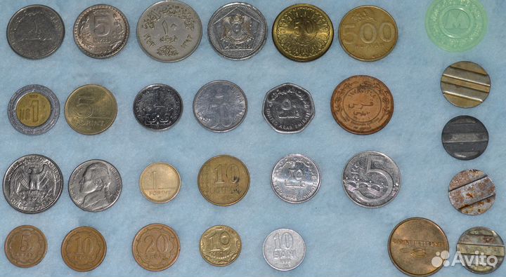Обмен монет разных стран