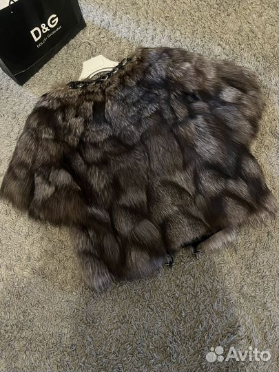 Жилет из чернобурки