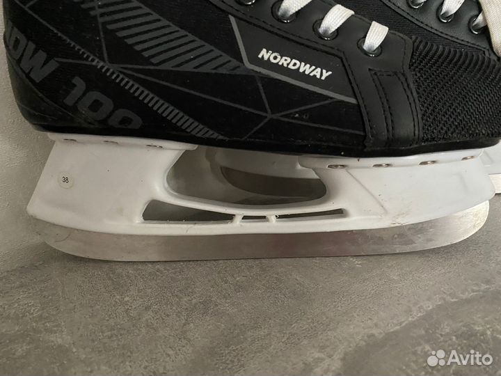 Коньки хоккейные nordway размер 38