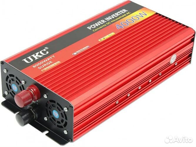 Инвертор напряжения 12-220V UKC 4000W