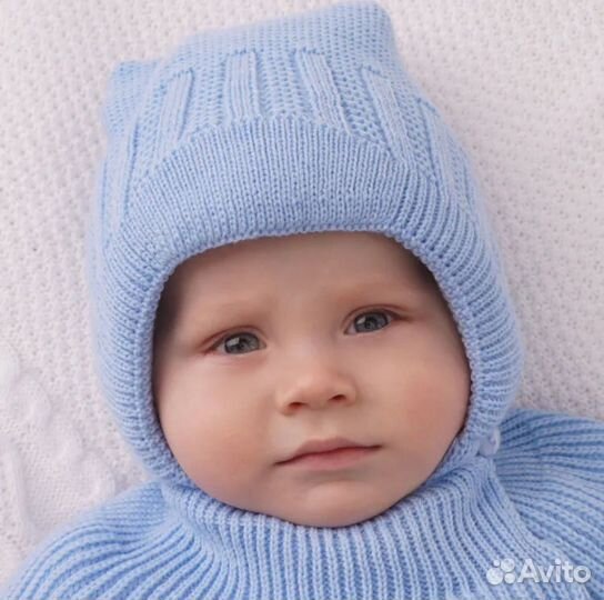 Шапка шлем зимняя