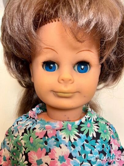 Кукла ГДР, винтаж, высота 55 см